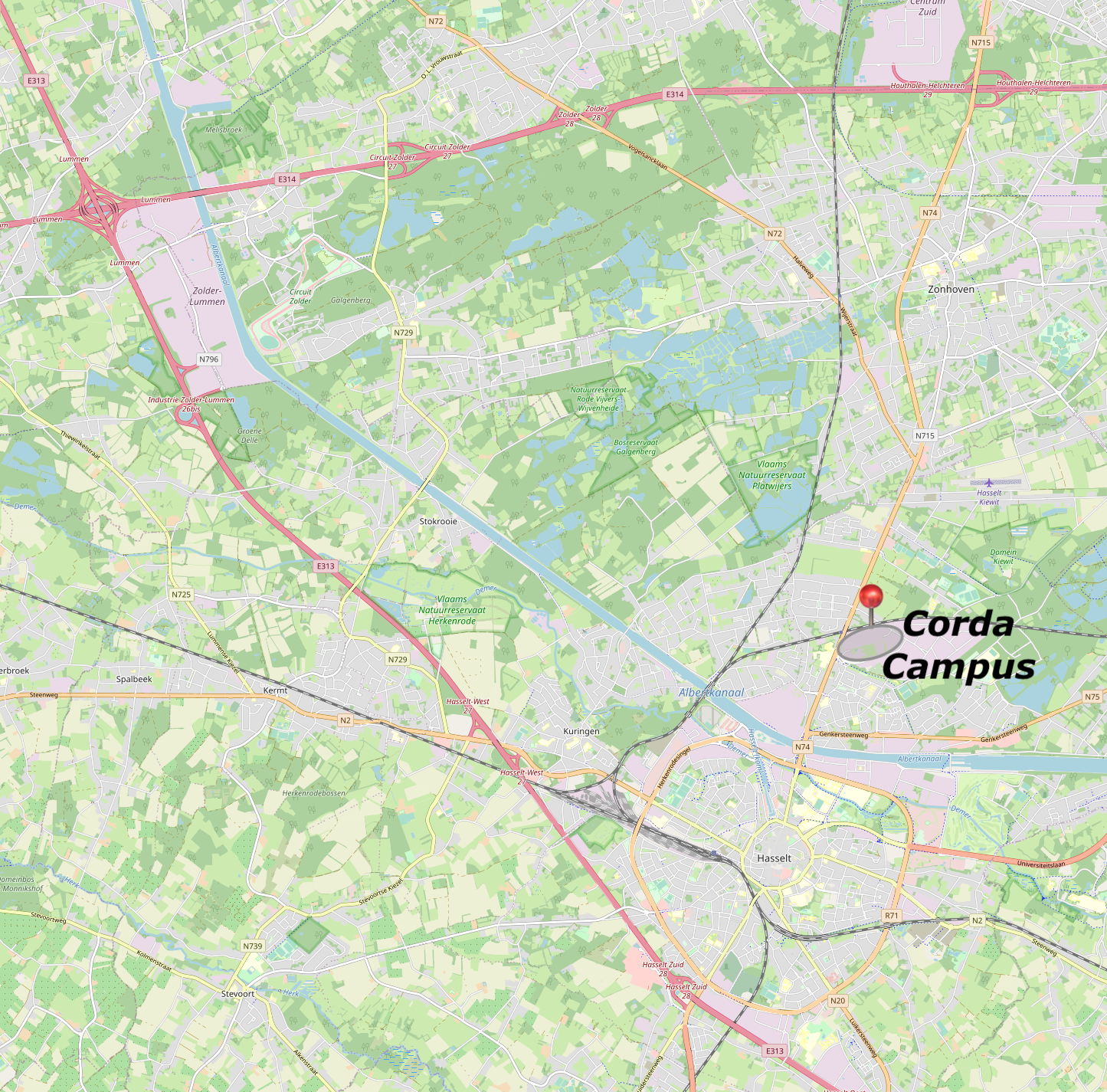 orda Campus Map